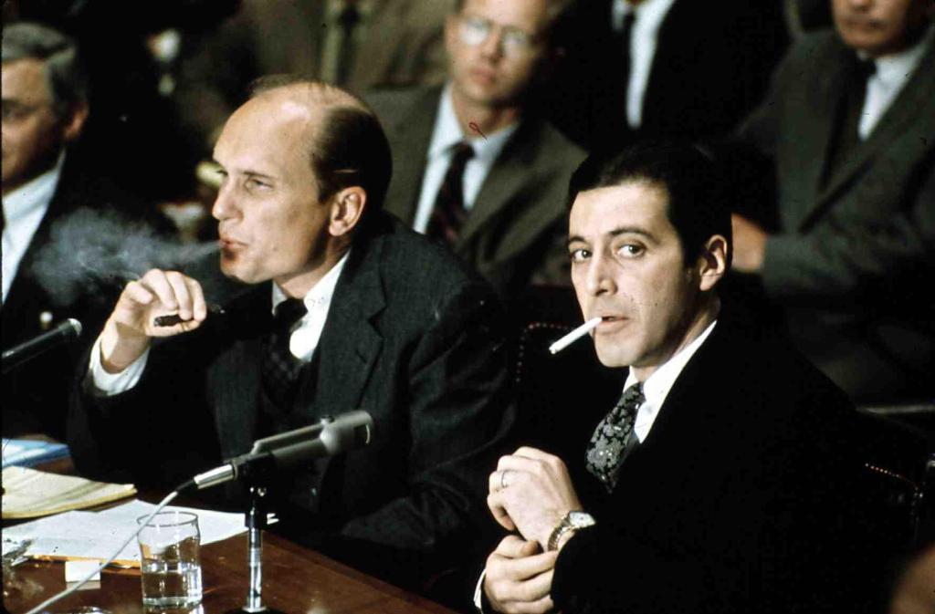 Al Pacino as Michael Corleone in a scene from The Godfather Part II (1974)
