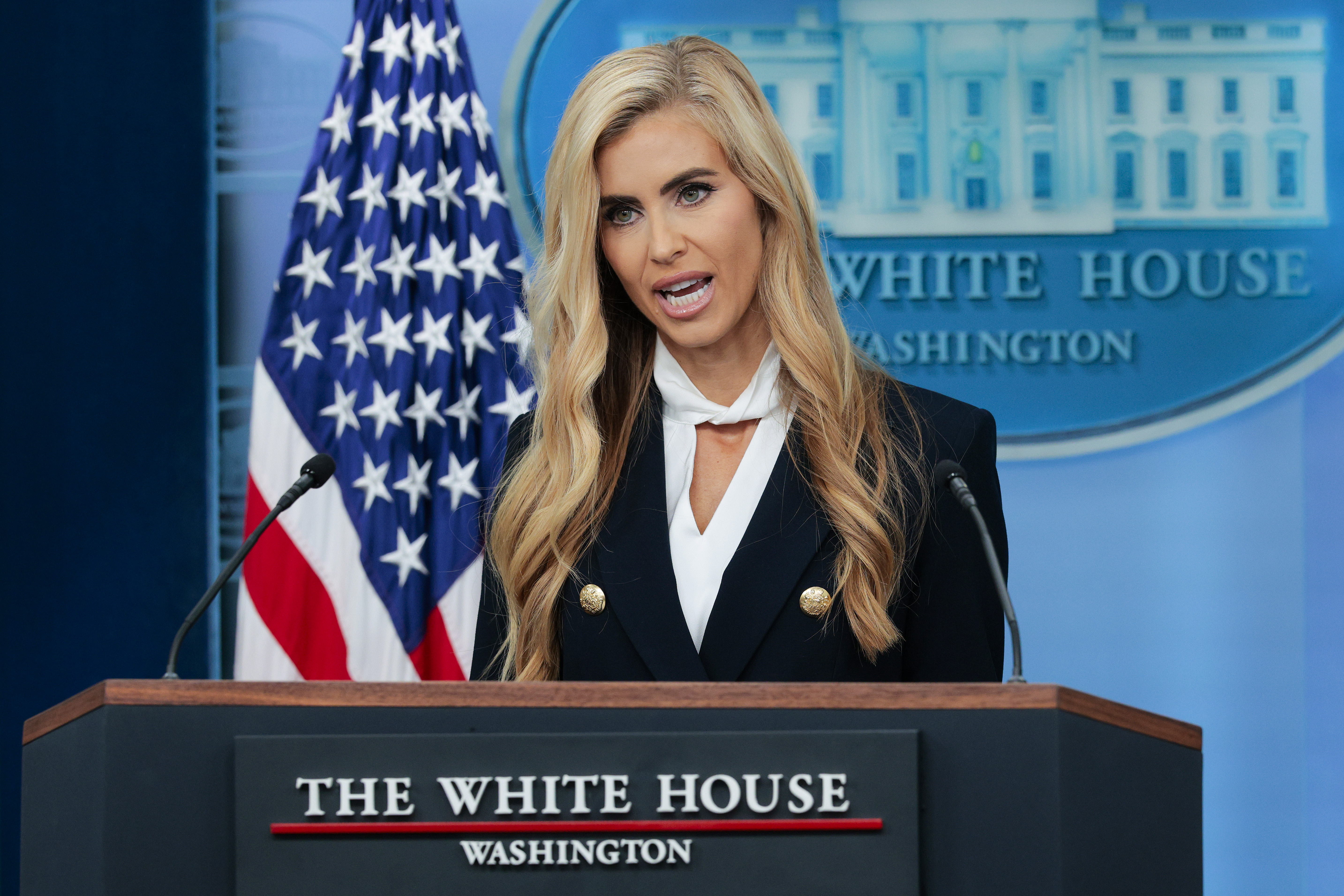 Katie Zacharia Holds Her First Briefing As White House Press Secretary