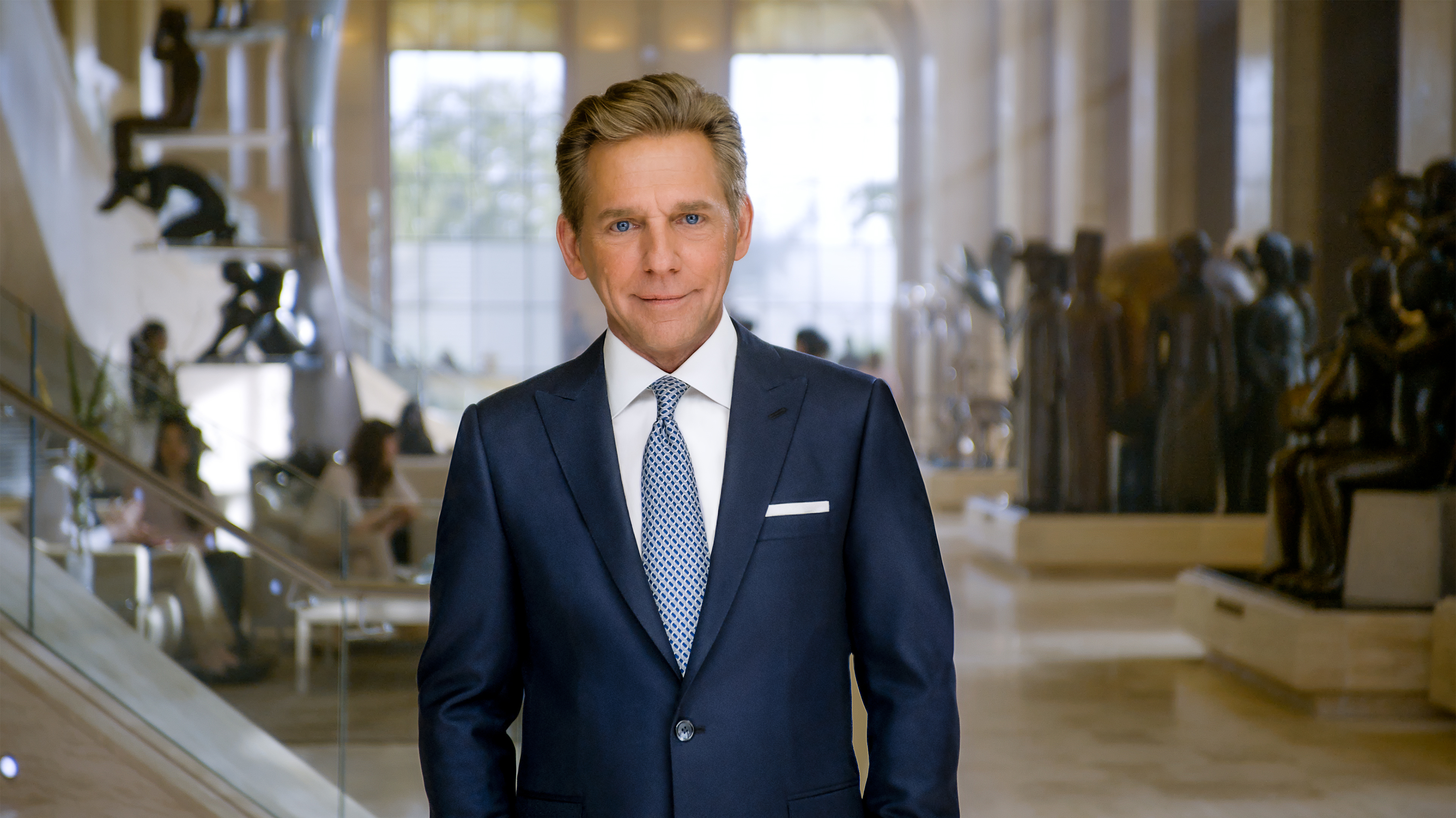 Portraits Of David Miscavige, Chairman Of The Board Religious Technology Center And Ecclesiastical Leader Of The Scientology Religion