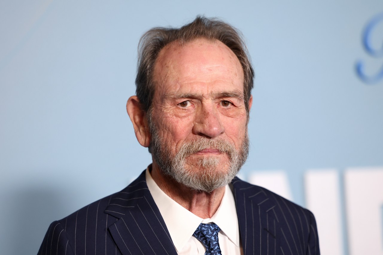 Tommy Lee Jones at the Los Angeles premiere of Paramount+'s "Finestkind" at Pacific Design Center in West Hollywood